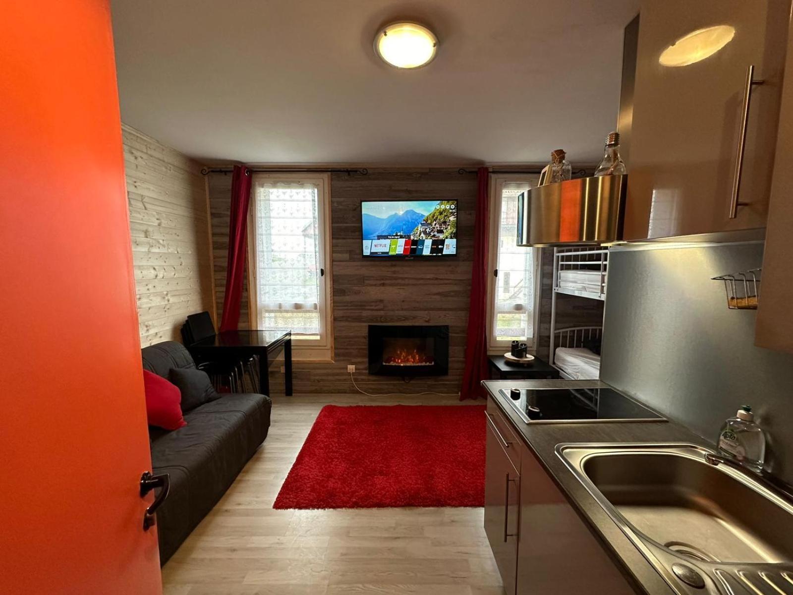 Apartmán Le Chaleureux Cocon Rouge Ustou Exteriér fotografie
