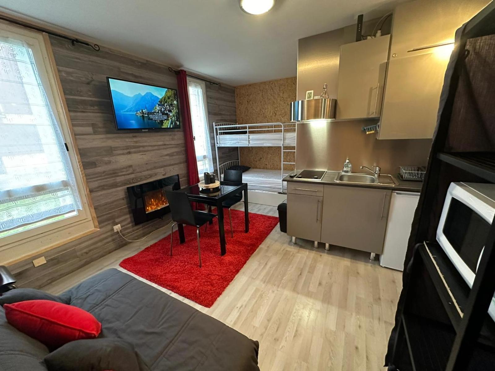 Apartmán Le Chaleureux Cocon Rouge Ustou Exteriér fotografie
