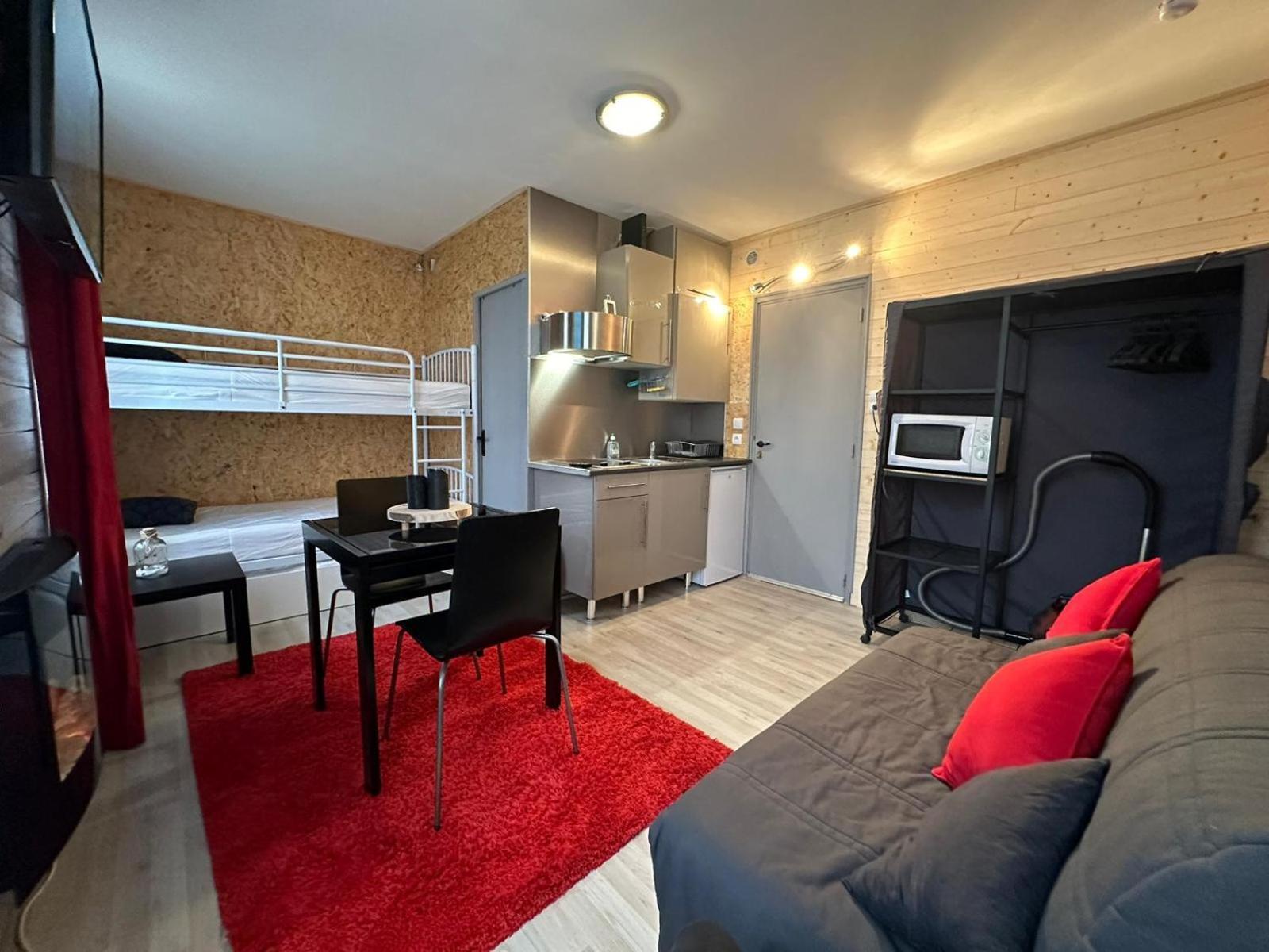 Apartmán Le Chaleureux Cocon Rouge Ustou Exteriér fotografie