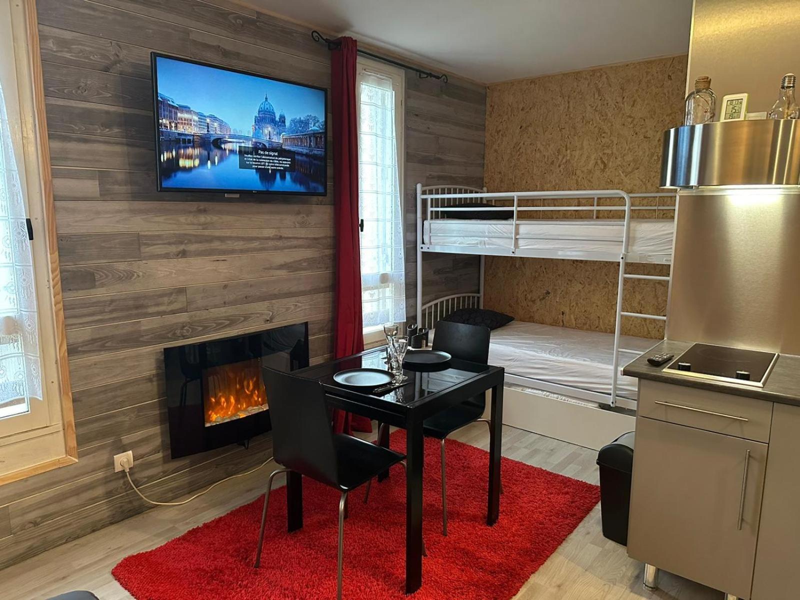 Apartmán Le Chaleureux Cocon Rouge Ustou Exteriér fotografie